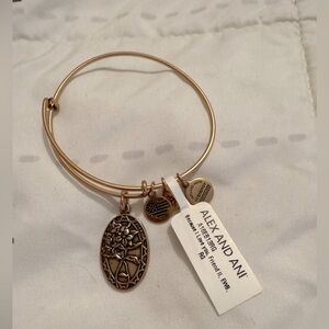 Gold “Because I Love You Friend” Bangle